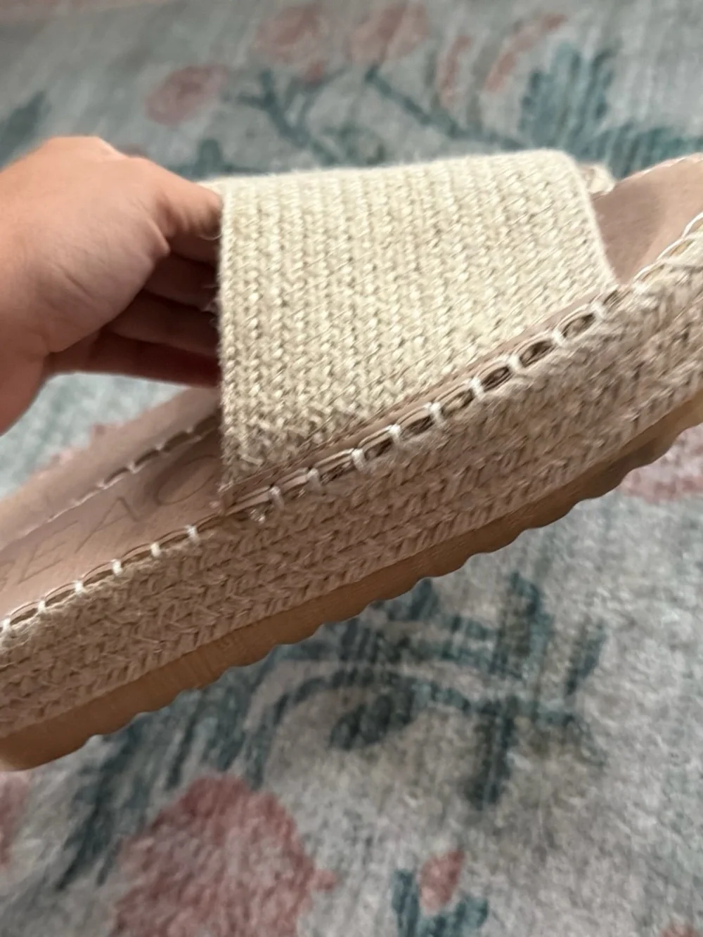 Women’s straw sandals
